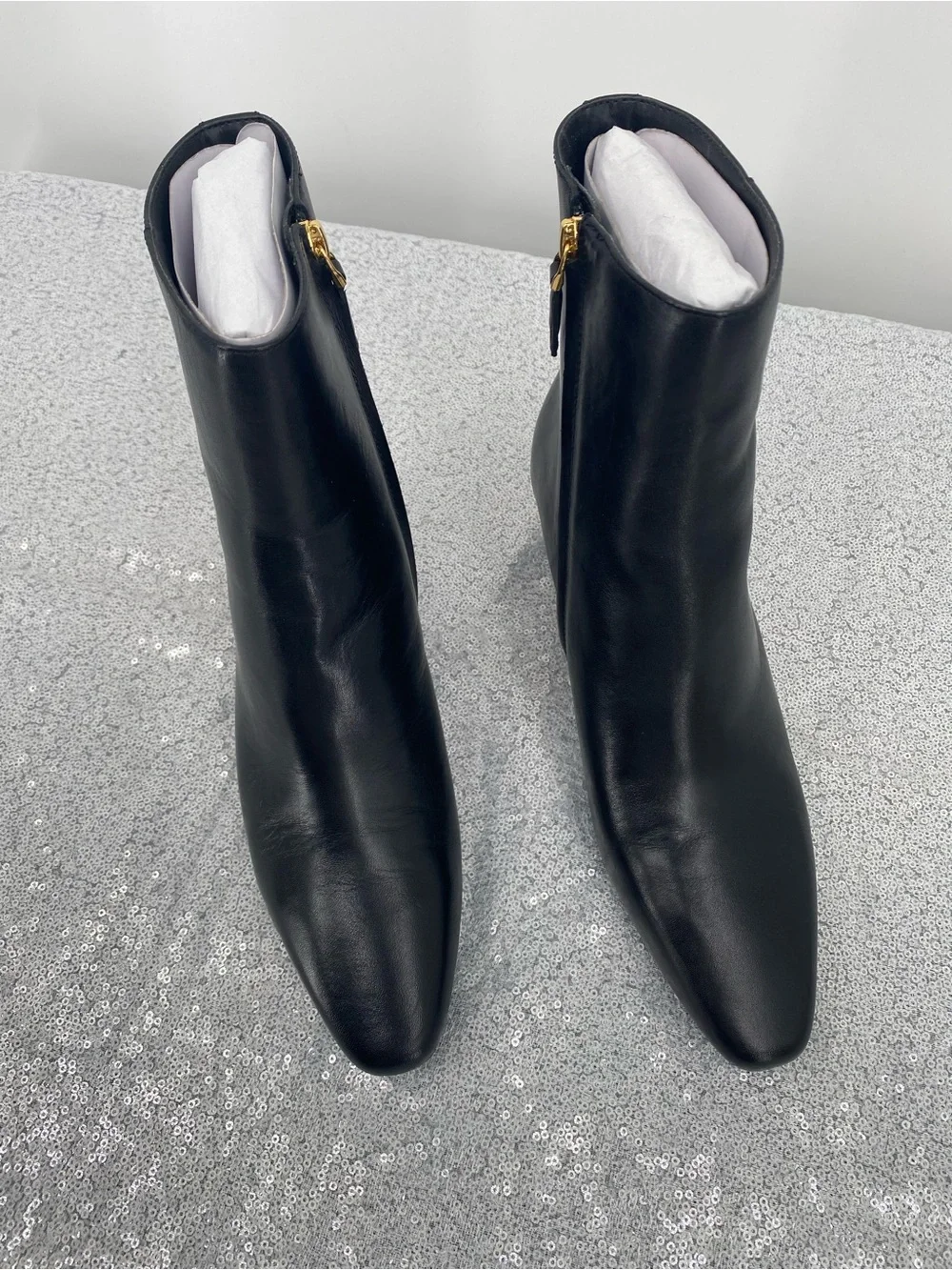 Lauren Ralph Lauren Willa Burnished Leather Booties. Ankle Boot size 9